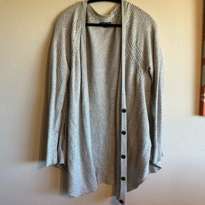 Knit cardigan with buttons